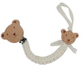 The "Beary Cozy" Braided Dummy Clip