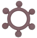 Dusky Pink 6-Ball Silicone Teething Ring
