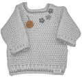 Crocheted Snowdrop Flowers Jersey