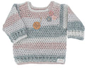 Crocheted Wildflower Mist Pullover