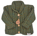 Premium Knitted Clay Little Man Cable Cardigan