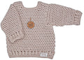 Crocheted Champagne Snuggles Pullover Jersey