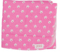 Pink with White Flowers