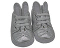 The Silver Sparkle Bunny Crib Shoes