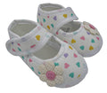 The Heart-Print Daisy Soft-Sole Crib Shoes