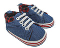 The Urban Plaid-Trim Canvas Shoes