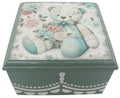 The Sage Floral Keepsake Treasure Box