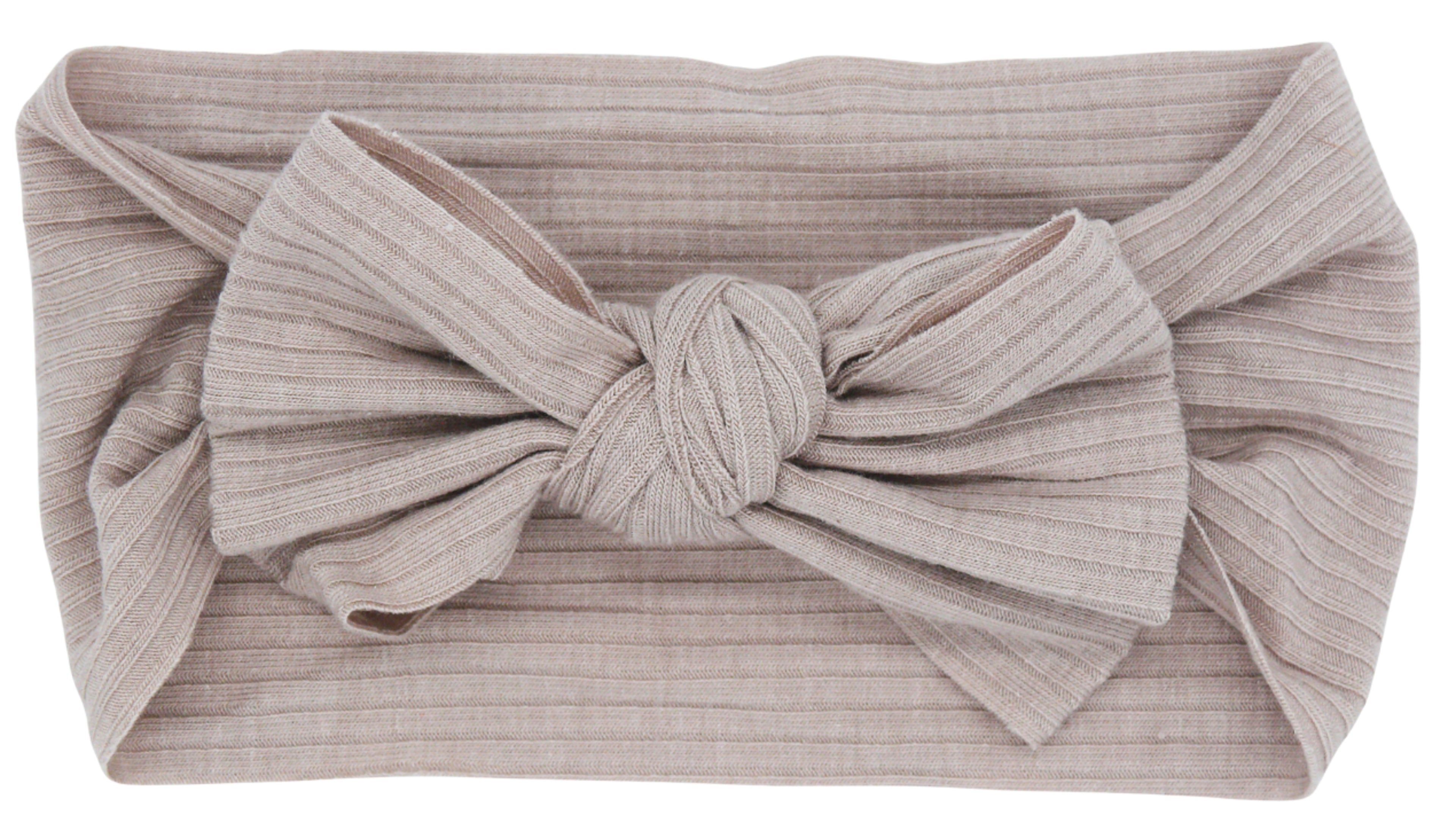 Ribbed Bow Head Band