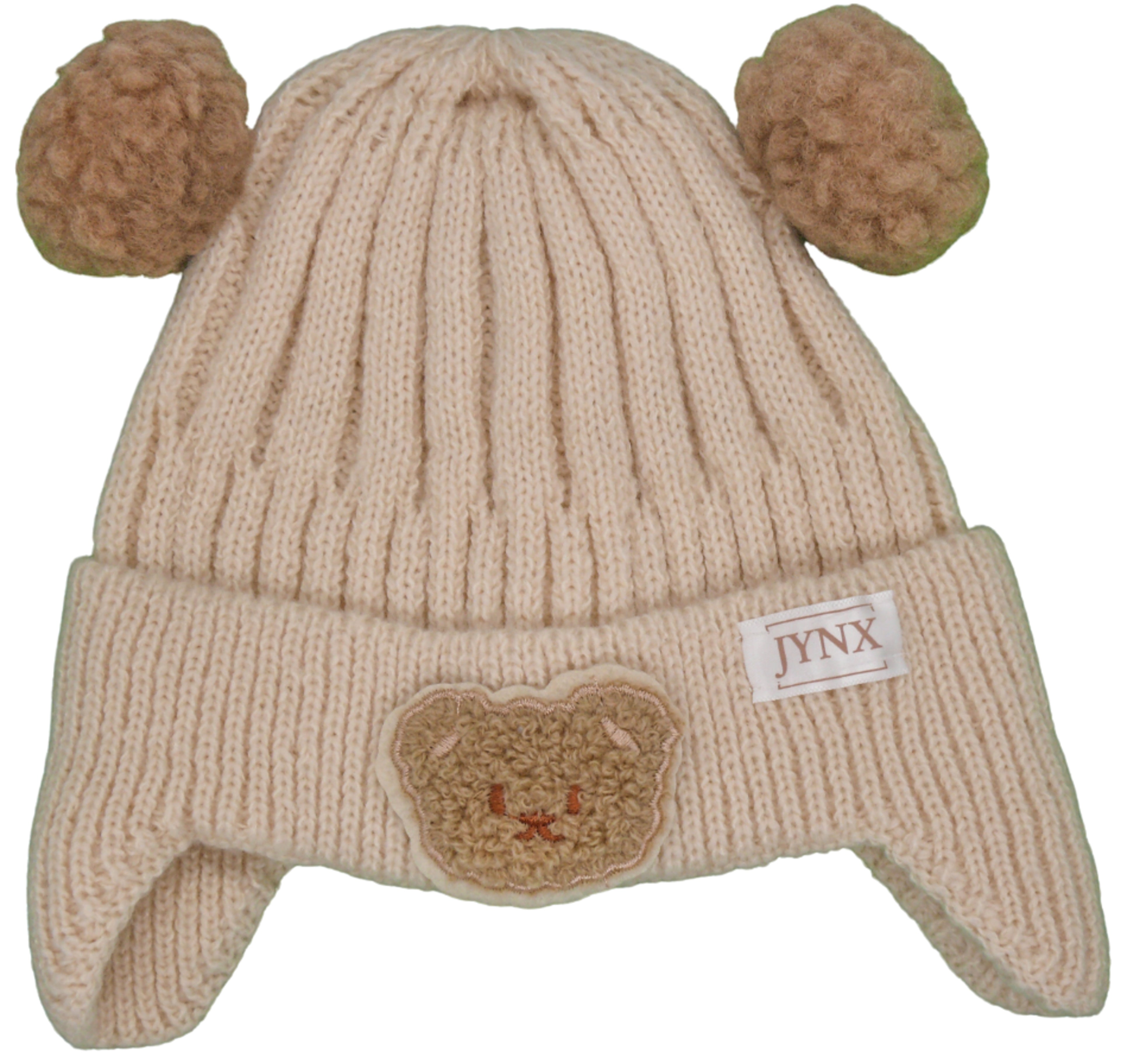 Thick Knitted Bear Hat