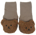 Bear Face Ribbed Non Slip Socks