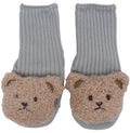 Bear Face Ribbed Non Slip Socks