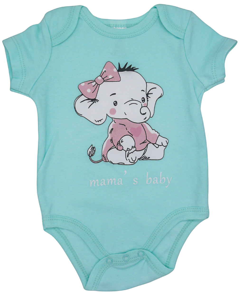 Turquiose with Mama's Baby Elephant