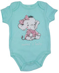 Turquiose with Mama's Baby Elephant
