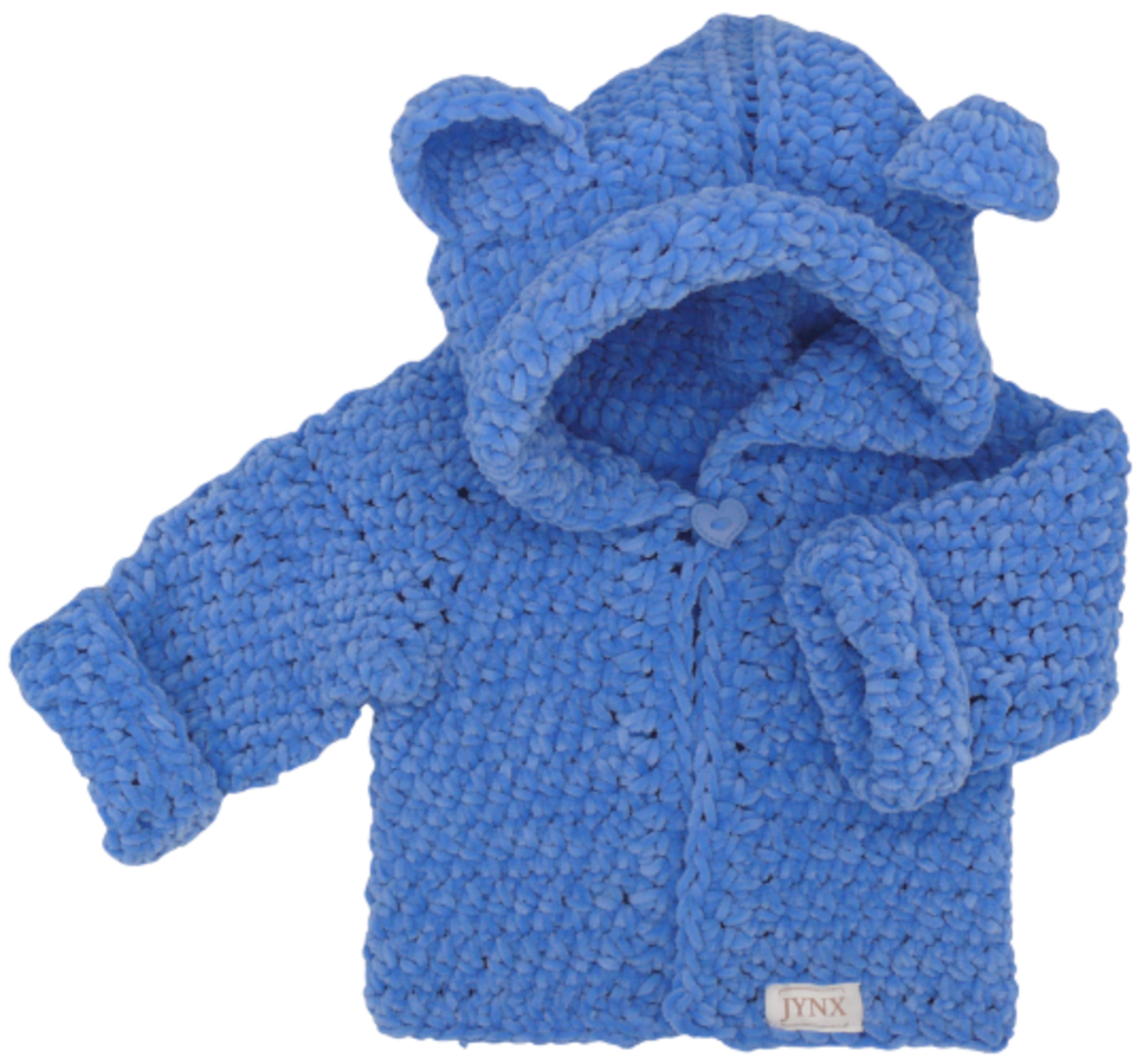 The Velvet Bear Hoody — Blue