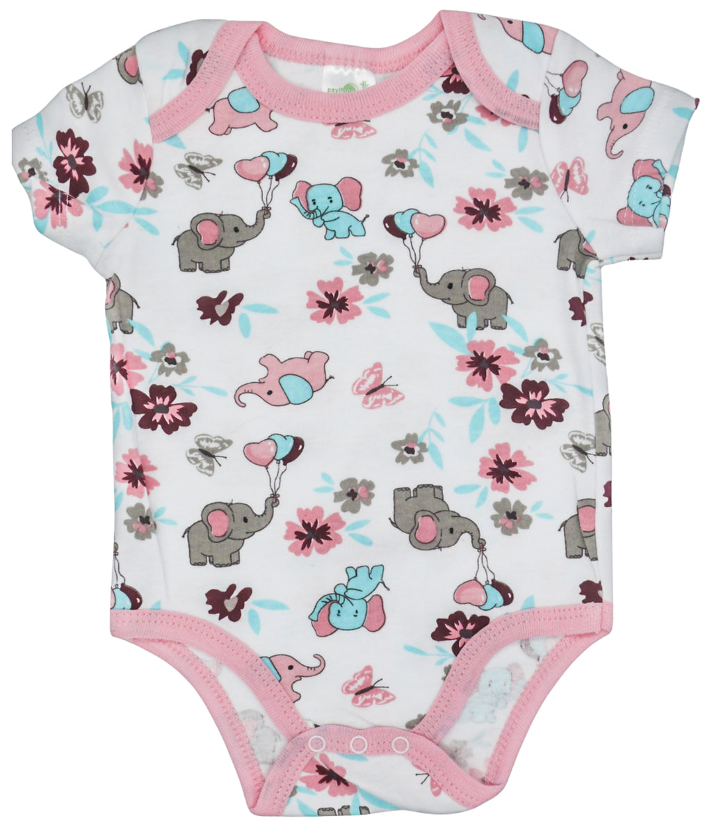 Elephant and Flower Print